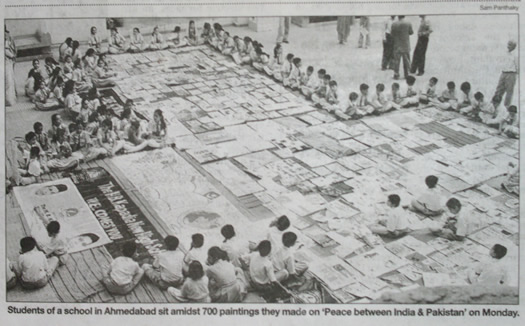 H.B.Kapadia school inspires The World's Largest Love Letter